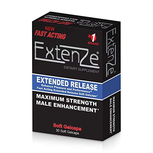 Extenze Maximum Strength Male Enhancement Nutritional Supplement ...