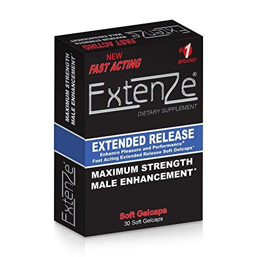 Extenze Maximum Strength Male Enhancement Nutritional Supplement ...