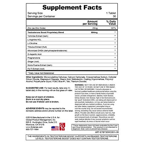 ExtenZe with T Boost 15ct Enhanced Stamina Energy and ...