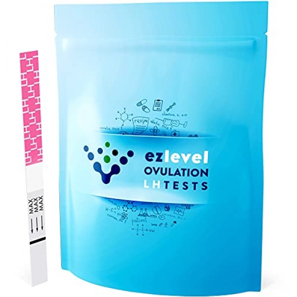 EZ LEVEL 100 Ovulation Test Strips Predictor Kit 100 Count