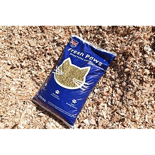 F-R-E-S-H Fresh Paws Premium Wood Pellet Cat Litter, 30 L