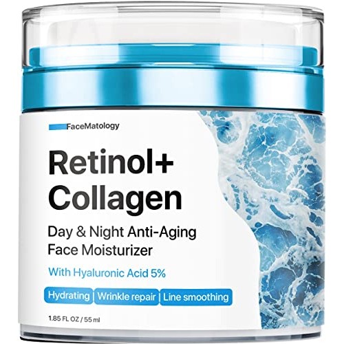 Face Moisturizer Retinol Cream - Men and Women Anti-Aging Day & N...