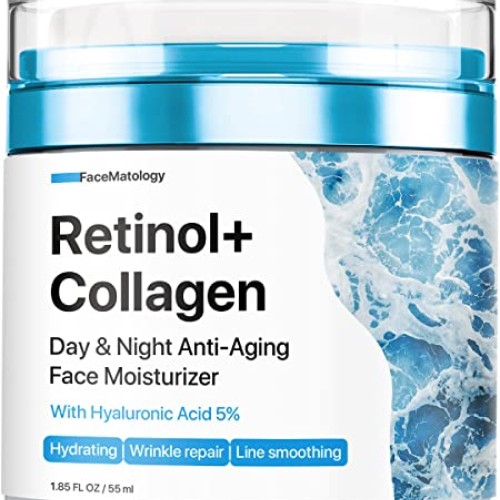 Face Moisturizer Retinol Cream - Men and Women Anti-Aging Day & N...