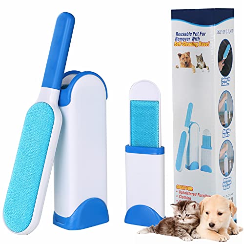 Pet Hair Remover Brush Lint Brush Dog & Cat Hair Remover with Sel...
