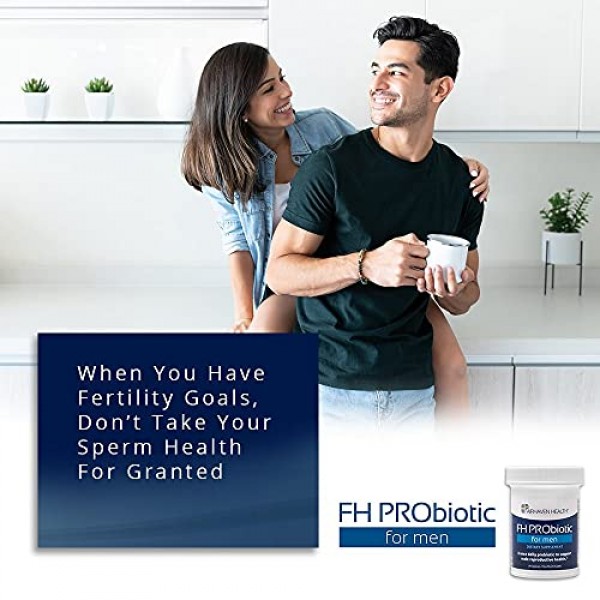 FH PRObiotic for Men, Male Fertility Supplement with Probiotics t...