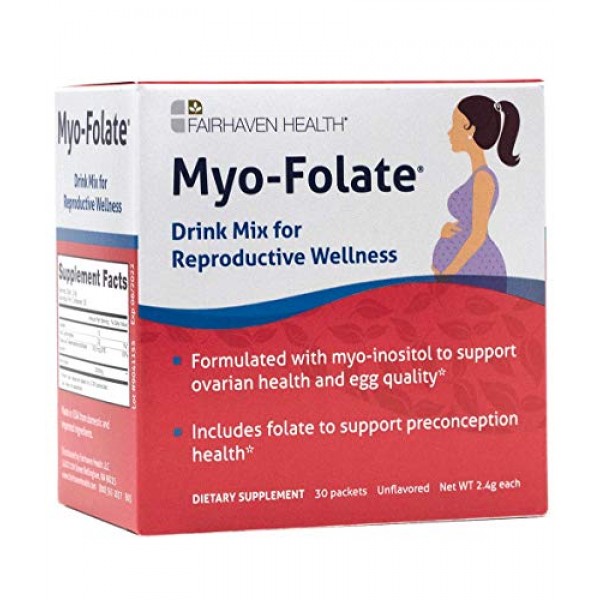 Myo-Folate Drinkable Fertility Supplement for Women with Myo-Inos...