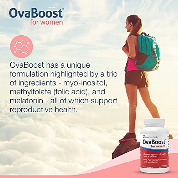 OvaBoost Fertility Supplement for Women With Myo-Inositol, Folate...