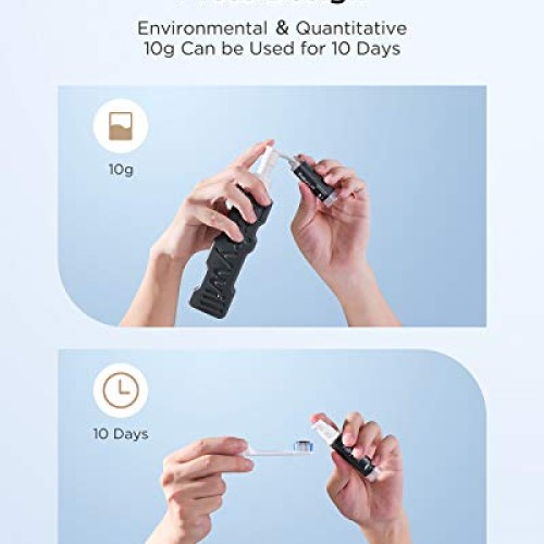 Activated Charcoal Liquid Toothpaste for Whitening Teeth, Travel ...
