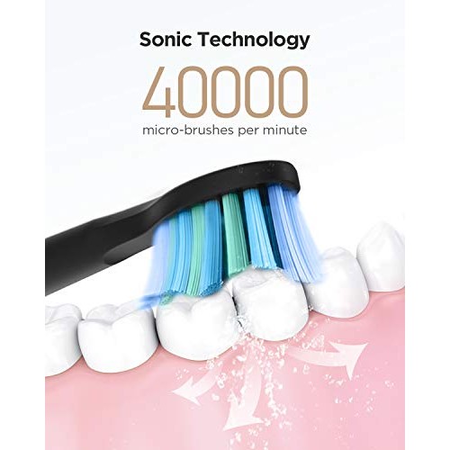 Fairywill Electric Toothbrush Powerful Sonic Cleaning - ADA Accep...