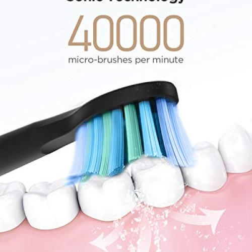 Fairywill Electric Toothbrush Powerful Sonic Cleaning - ADA Accep...