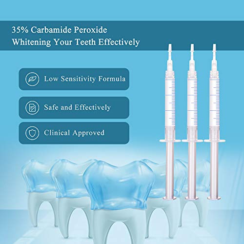 Teeth Whitening Kit with Led Light for Sensitive Teeth, 35% Carba...