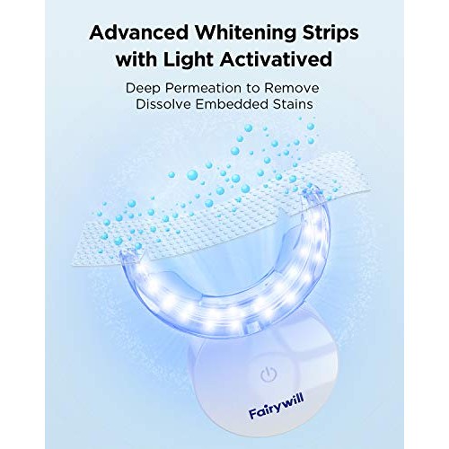 Teeth Whitening Strips with Light, 42 Dentist-Level 3D Whitestrip...