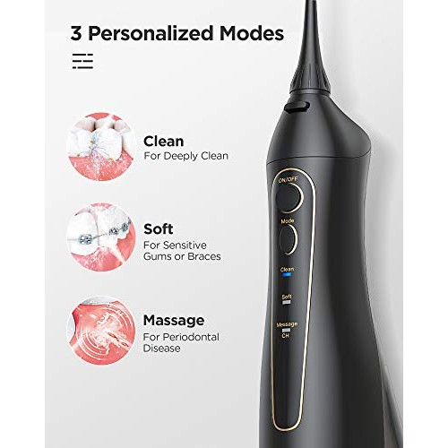 Water Flosser And Toothbrush Combo, Fairywill Teeth Cleaner Set, ...