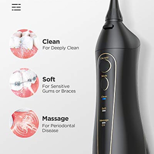 Water Flosser And Toothbrush Combo, Fairywill Teeth Cleaner Set, ...