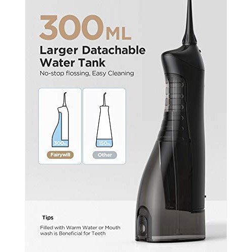 Water Flosser And Toothbrush Combo, Fairywill Teeth Cleaner Set, ...