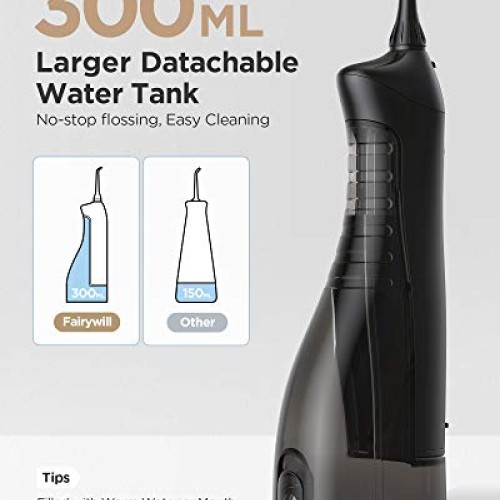 Water Flosser And Toothbrush Combo, Fairywill Teeth Cleaner Set, ...