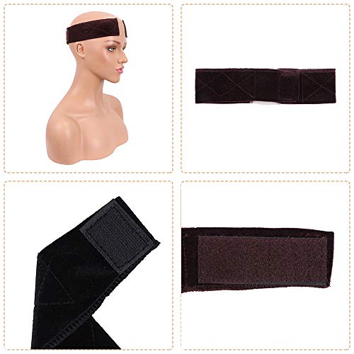 fani 3 Pcs Lace Wig Grip Band Velvet Head Band Non Slip Hair Band...