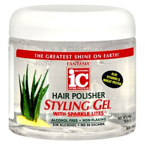 Fantasia High Potency IC Hair Polisher Styling Gel, with Sparkle ...