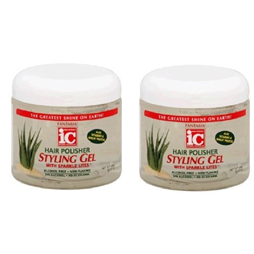 Fantasia High Potency IC Hair Polisher Styling Gel, with Sparkle ...