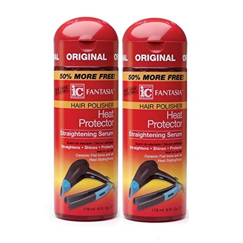 Fantasia High Potency IC Heat Protector Straightening Serum, Hair...