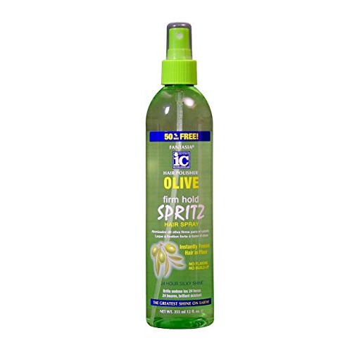 Fantasia Olive Oil Spritz Hair Spray, 12 Fl Oz 651000