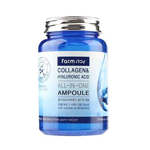 Farm stay Collagen & Hyaluronic Acid All In One Ampoule 250ml+Cle...