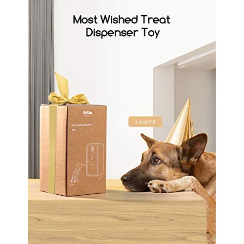Faroro Dog Camera Treat Dispenser 1080P FHD Night Vision WiFi Pet...