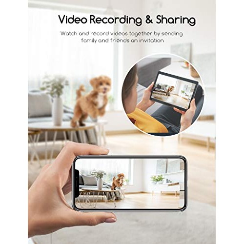 Faroro Dog Camera Treat Dispenser 1080P FHD Night Vision WiFi Pet...