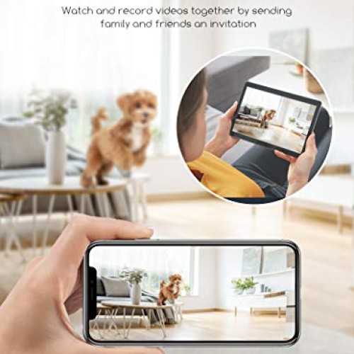 Faroro Dog Camera Treat Dispenser 1080P FHD Night Vision WiFi Pet...