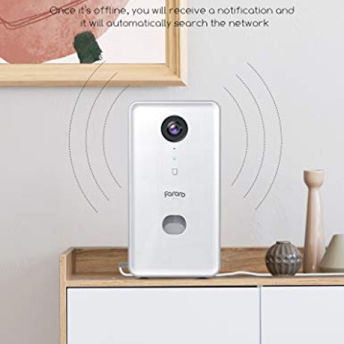 Faroro Dog Camera Treat Dispenser 1080P FHD Night Vision WiFi Pet...