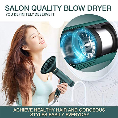 FASIZ Hair Dryers,Professional Ionic Salon Hair Blow Dryer, Light...