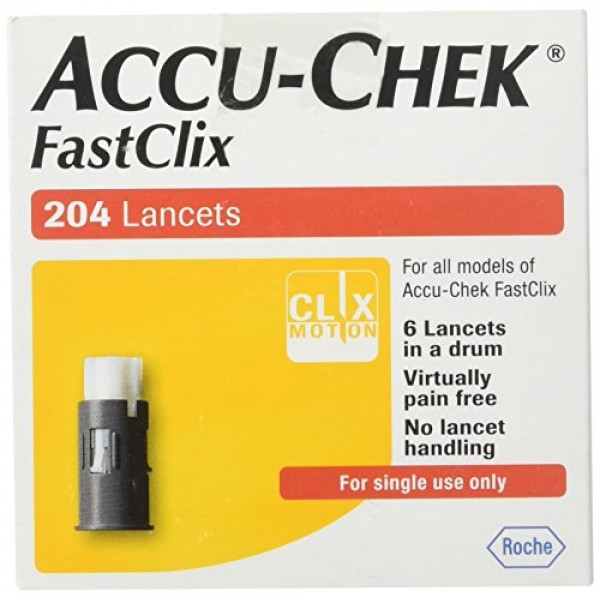 ACCU-CHEK FastClix Lancets 200+4 lancets