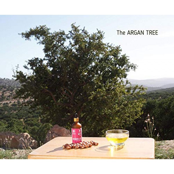Argan Oil with Green Tea by Fatima’s Garden - 100% Natural for Fa...