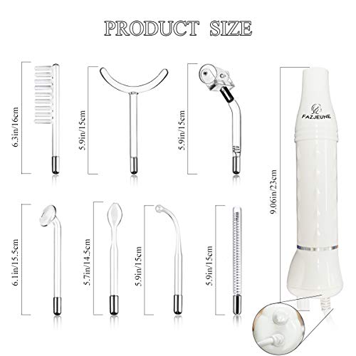FAZJEUNE High Frequency Machine, Portable High Frequency Facial M...