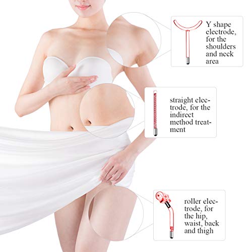 FAZJEUNE High Frequency Machine, Portable High Frequency Facial M...