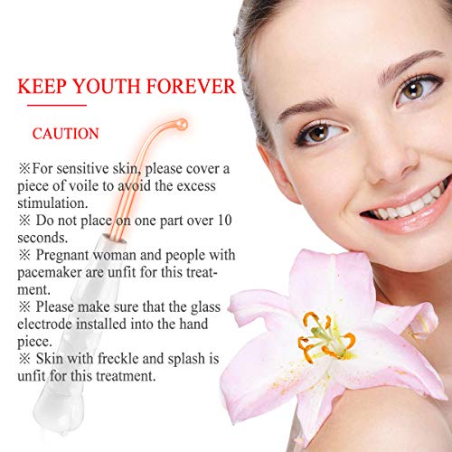 FAZJEUNE High Frequency Machine, Portable High Frequency Facial M...
