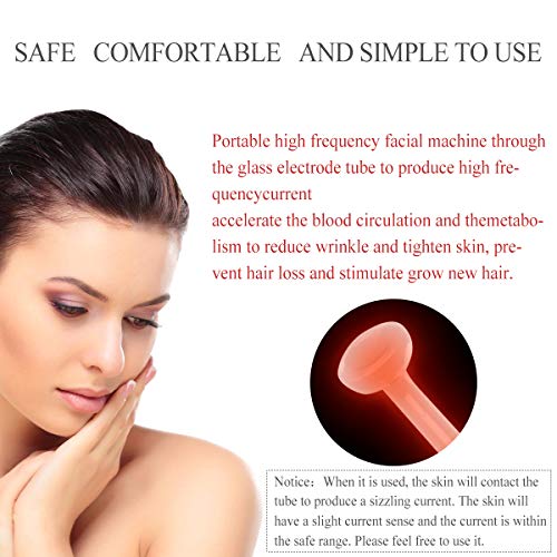High Frequency Facial Machine, FAZJEUNE Portable High Frequency M...