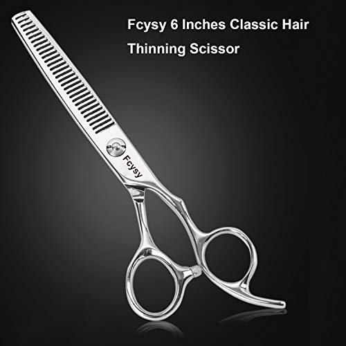 Hair Thinning Scissors Cutting Shears- Fcysy 6” Professional Barb...