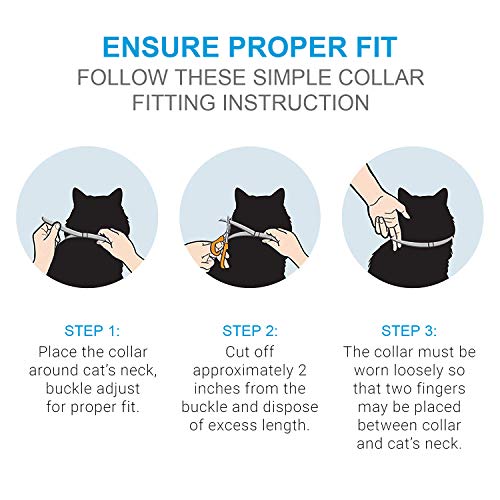 Fedciory Calming Collar for Cats, Adjustable Relieve Reduce Anxie...
