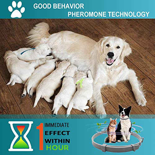 Fedciory Calming Collar for Dogs Anxiety Relief Pheromone Dog Cal...