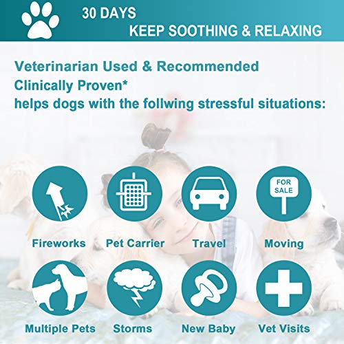Fedciory Calming Collar for Dogs Anxiety Relief Pheromone Dog Cal...