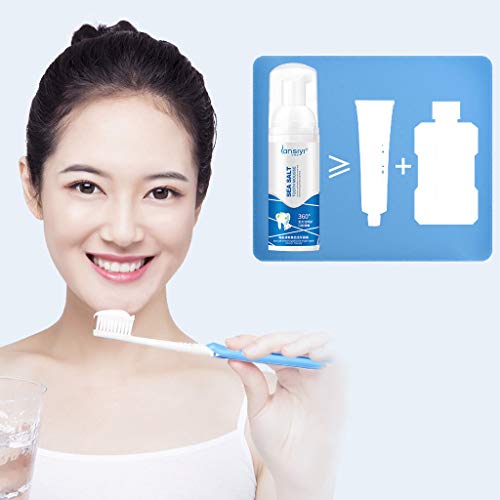 FeiFei66 Foamed Orange Fruity Mousse Toothpaste Tooth Stains Remo...