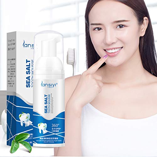 FeiFei66 Foamed Orange Fruity Mousse Toothpaste Tooth Stains Remo...
