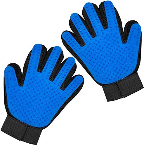 Hanerreal Pet Grooming Glove Hair Remover Brush Gentle Deshedding...