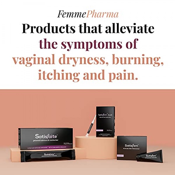 Femmepharma - Satisfaite Gel, Personal Lubricant and Moisturizer,...