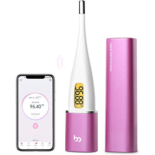 Digital Basal Thermometer, High-Precision Oral Thermometer with B...