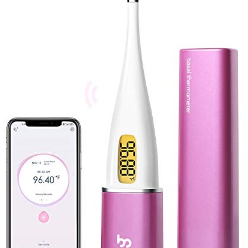 Digital Basal Thermometer, High-Precision Oral Thermometer with B...