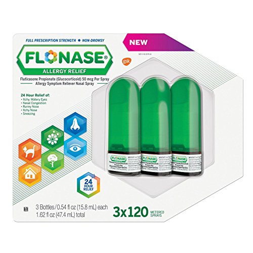 Flonase Allergy Relief Nasal Spray - 120 Metered Sprays - Pack o...