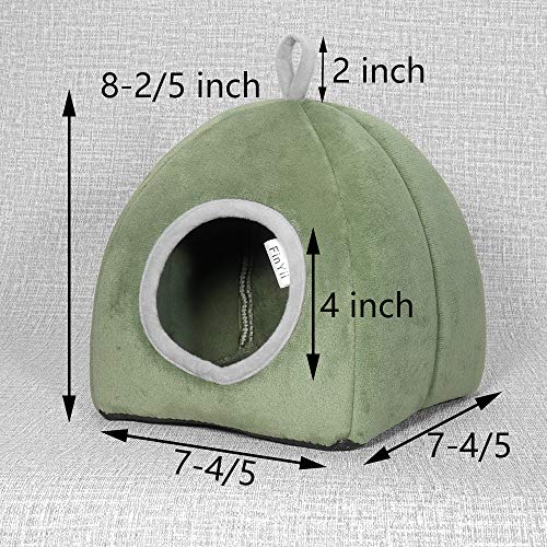 FinYii Guinea Pig Cave Bed, Hamster Hedgehog Winter Nest Hideout,...