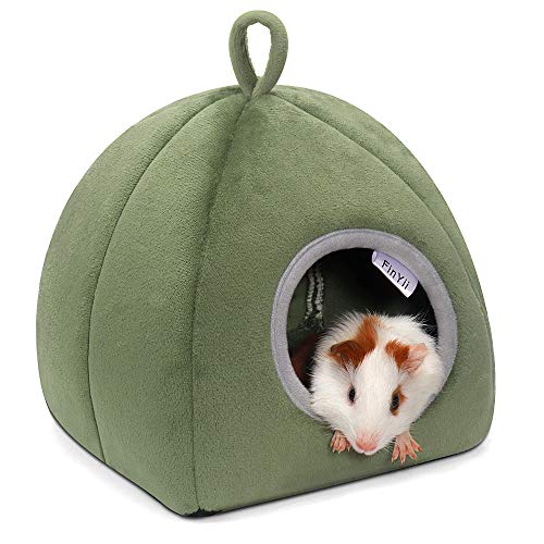 FinYii Guinea Pig Cave Bed, Hamster Hedgehog Winter Nest Hideout,...
